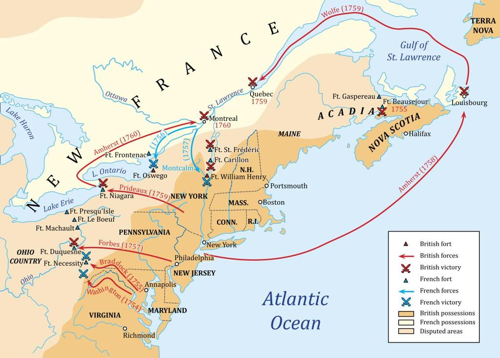 The Seven Years War (1754-1763) Started in colonies, spread to Europe Conflict between French and