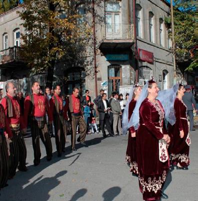 Arthur Mirzoyan LUTSK Old town GORIS Traditional Dance Ensemble in the historic centre The nine participating pilot towns are seeking specific responses to a number of issues related to sustainable