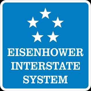 Construction of Interstate Highway System Eisenhower pushed legislation for the new interstate highway system. Eisenhower deemed it necessary to homeland security.