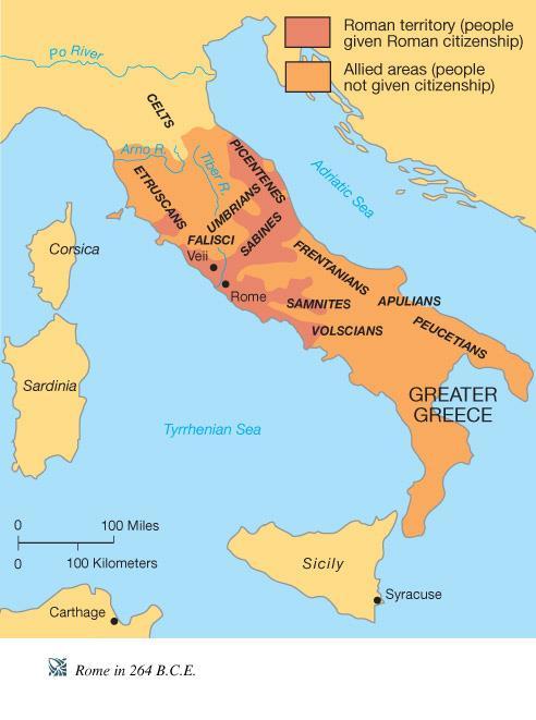 Main Idea: Rome s military expansion begins to put strain on Rome s plebeian class. A.