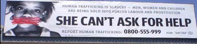 Human Trafficking is the act of recruiting, transporting, transferring, or harboring a person through