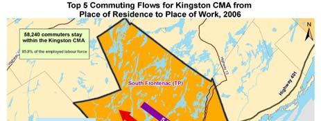 Top Inflow & Outflow CSD s for, 26 44,195 Commuters live and work in the City of, City Inflow