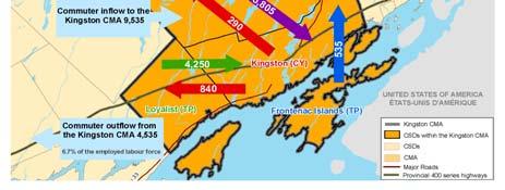 435 Greater Napanee 1,43 South Frontenac 29 Leeds & the Thousand Islands 1,85 275 95 Commuters