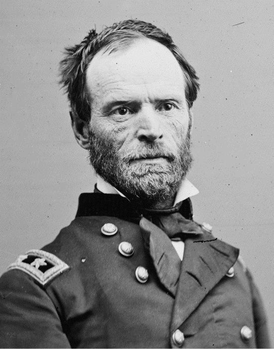 William Tecumseh Sherman William T. Sherman served under Grant in the western theatre, taking that command in 1864 when Grant was promoted to overall commander of the Union armies.