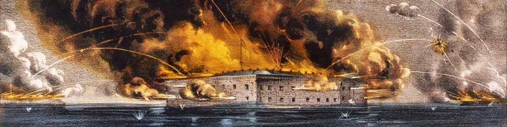 Ft. Sumter (April 12-14, 1861) The first shots of the Civil War erupted April 12, 1861 at Ft. Sumter, SC, near Charleston. Ft. Sumter was among a handful of federal installations remaining in Confederate territory.