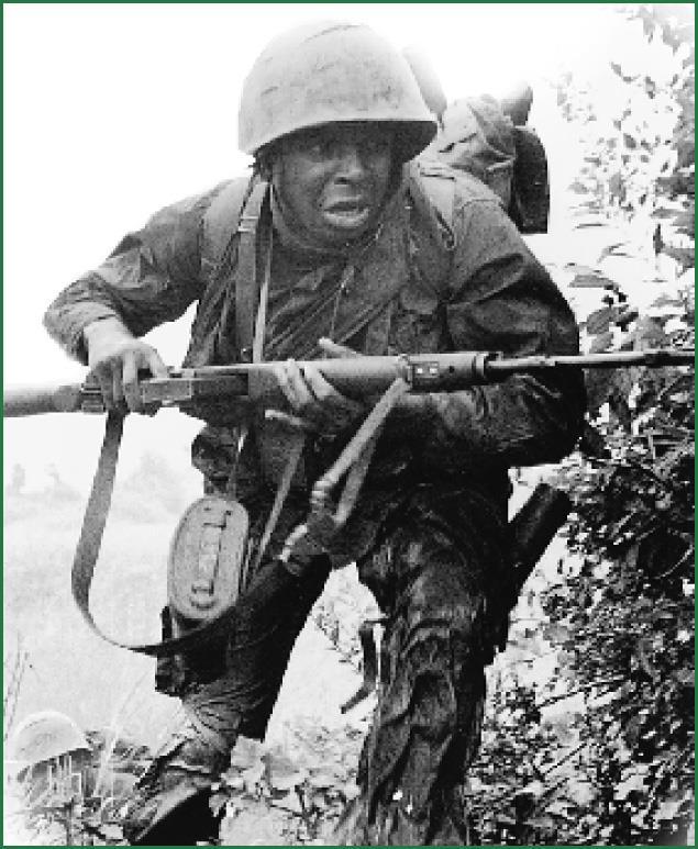American soldier during the Vietnam War