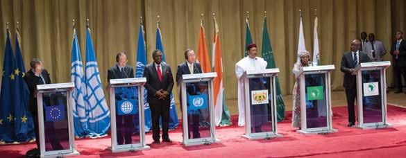 Former Presidents Armando Guebuza and Jakaya Kikwete, Representatives of Africa Forum of Former Heads of State and Government Other Presidents or their Representatives Youth Leader / Representative