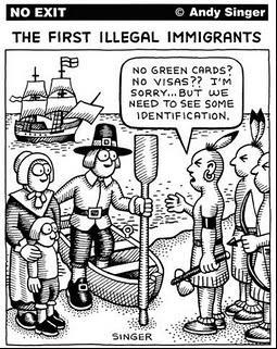Name: Period: Two Views on Immigration Political Cartoons are used to make a statement about a particular issue. Cartoonists use them to poke fun at the issue or to make a statement about it.