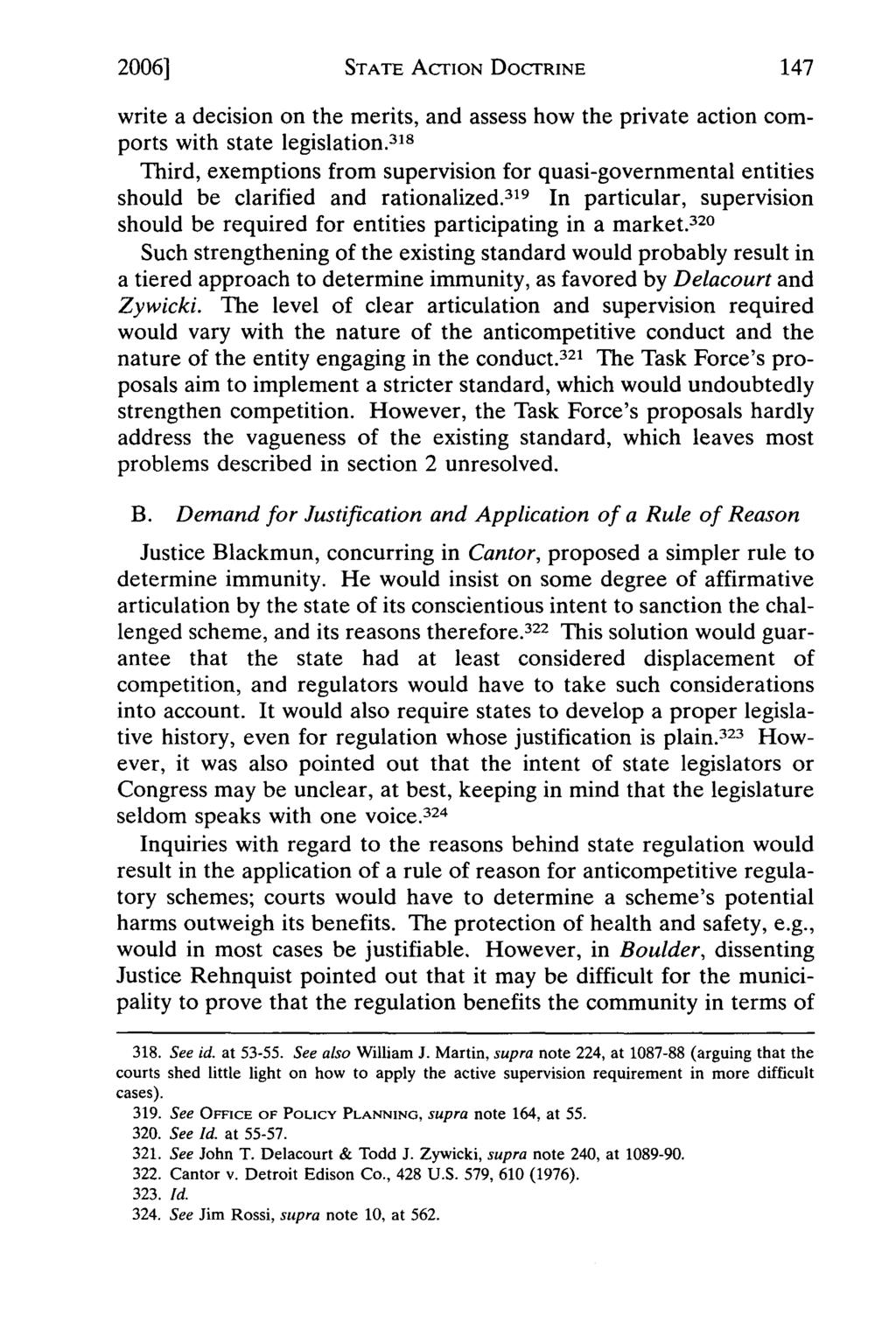 2006] STATE ACTION DOCTRINE write a decision on the merits, and assess how the private action comports with state legislation.
