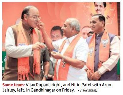 Prelims Focus Facts-News Analysis Page-1- BJP retains Vijay Rupani, Nitin Patel in