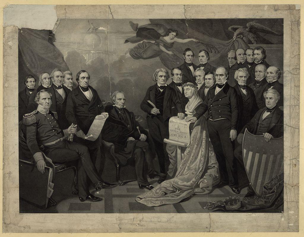 The Compromise of 1850 Union Painted By T. H.