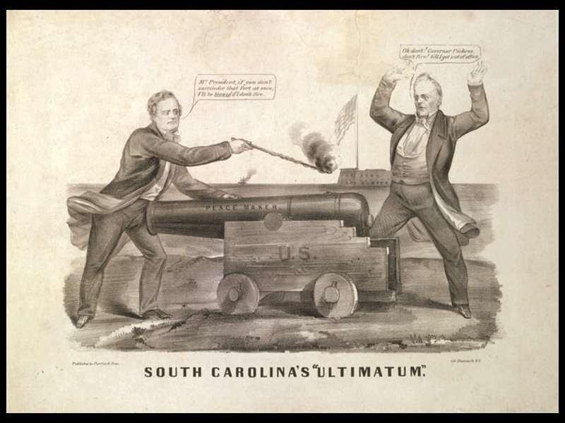 The Fort Sumter Crisis: Buchanan did nothing.