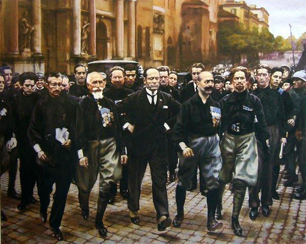 1922 went to Rome to demand government