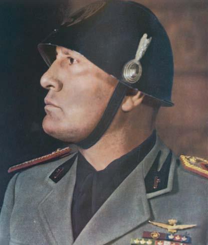 Section 3 As a young man, Benito Mussolini had rejected socialism for extreme nationalism. He was a fiery and charismatic speaker.