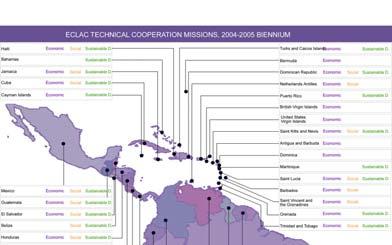 TECHNICAL ASSISTANCE MISSIONS 1,564 technical assistance missions in 41 Latin American and Caribbean countries SUBJECT AREAS