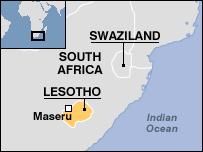 Country profile: Lesotho The Kingdom of Lesotho is made up mostly of highlands where many of the villages can be reached only on horseback, by foot or light aircraft.