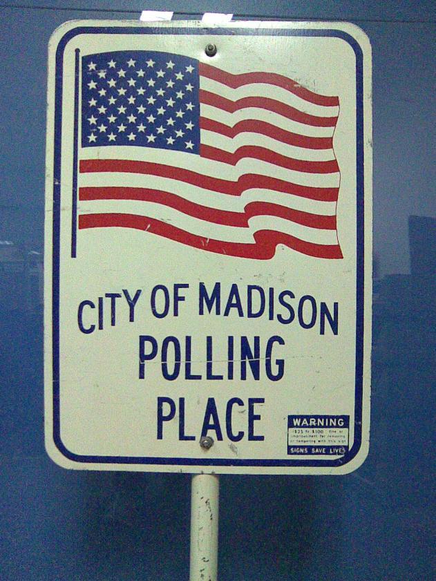 polling location (found in tabulator cart) Ward map set at greeter table Ballot Counted Here post on tabulator No Political Discussions Accessible Entrance, post this sign on the entrance accessible