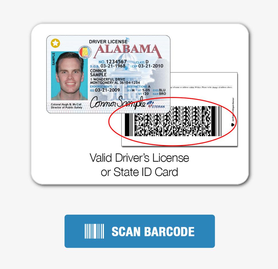 A Reminder: You have two options when processing voters, scan barcode SCAN BARCODE 6 or manual entry, It s important to note that only two forms of identification barcodes can be scanned by poll pad,