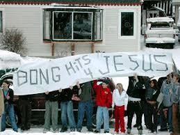 #10 MORSE v. FREDERICK (2007) Location: Juneau, Alaska Year: 2007 Facts of the Case: At a school-supervised event, Joseph Frederick held up a banner with the message "Bong Hits 4 Jesus.