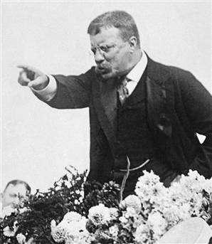 The first Progressive President Theodore Roosevelt was first president to push Progressive
