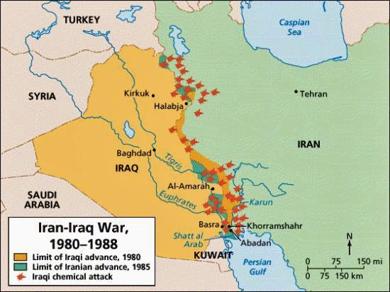 Iran-Iraq War Ends - Iran-Iraq War ended in a stalemate - Saddam