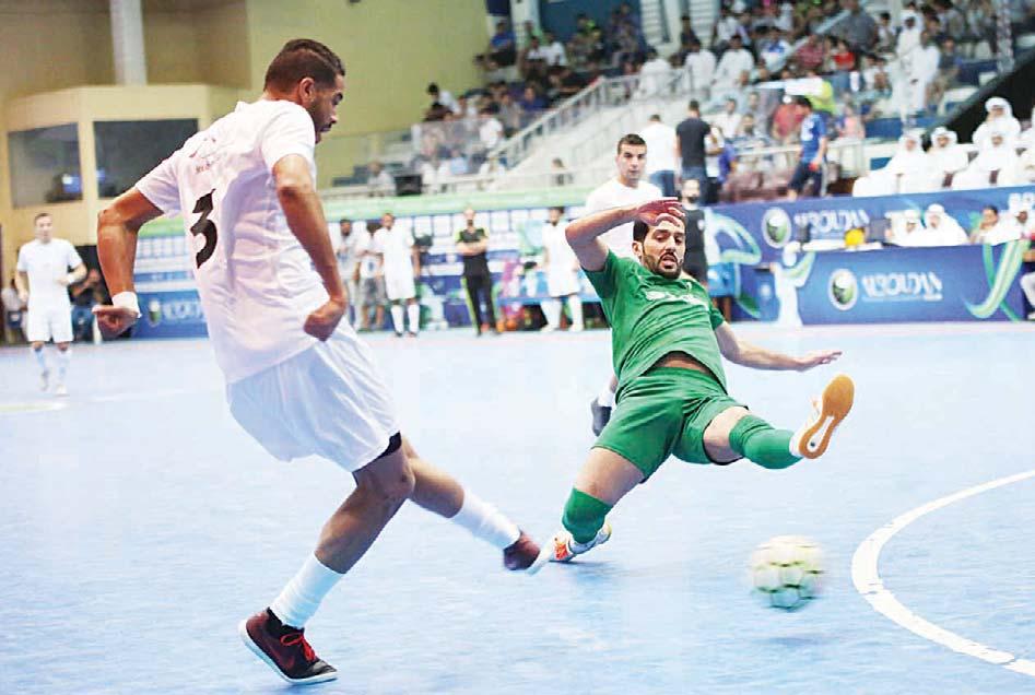 Kuwait Handball Association in Dai ya area. Kuwait Steel, Just Clean, Boubyan Bank and Gulf Cables have reached the semis after winning the qualifying matches on Tuesday.