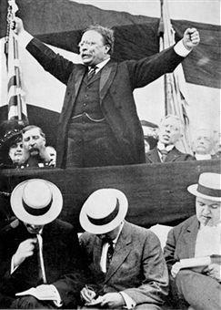 A PROGRESSIVE PRESIDENT Teddy Roosevelt was truly a larger than life character, putting not only the presidency but also America back on the map.