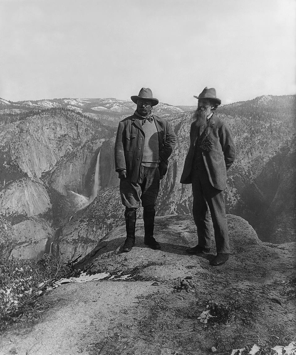 CONSERVATIONISM IN THE SQUARE DEAL TR and the Sierra Club founder himself, John Muir, enjoying the view in Yosemite NP.