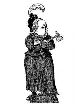 Carrie Nation Fought for temperance- the prohibition (banning) of alcohol Arrested 30+ times, smashed up bars with a a hatchet Member of the Women s Christian