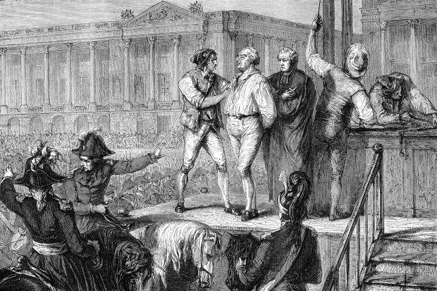 Louis XVI was executed by a new machine