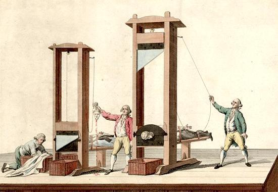 16,594 people were executed by guillotine