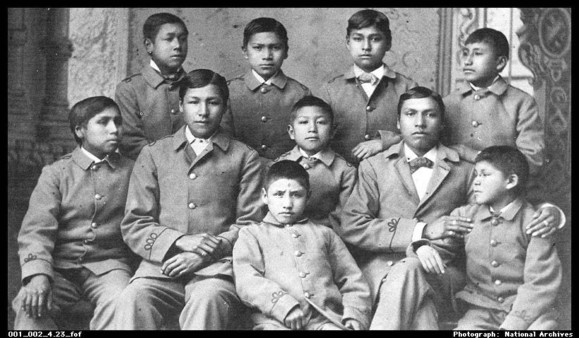 Educating Natives US government established boarding schools for Native Americans to be educated Idea was to kill the Indian, save the man