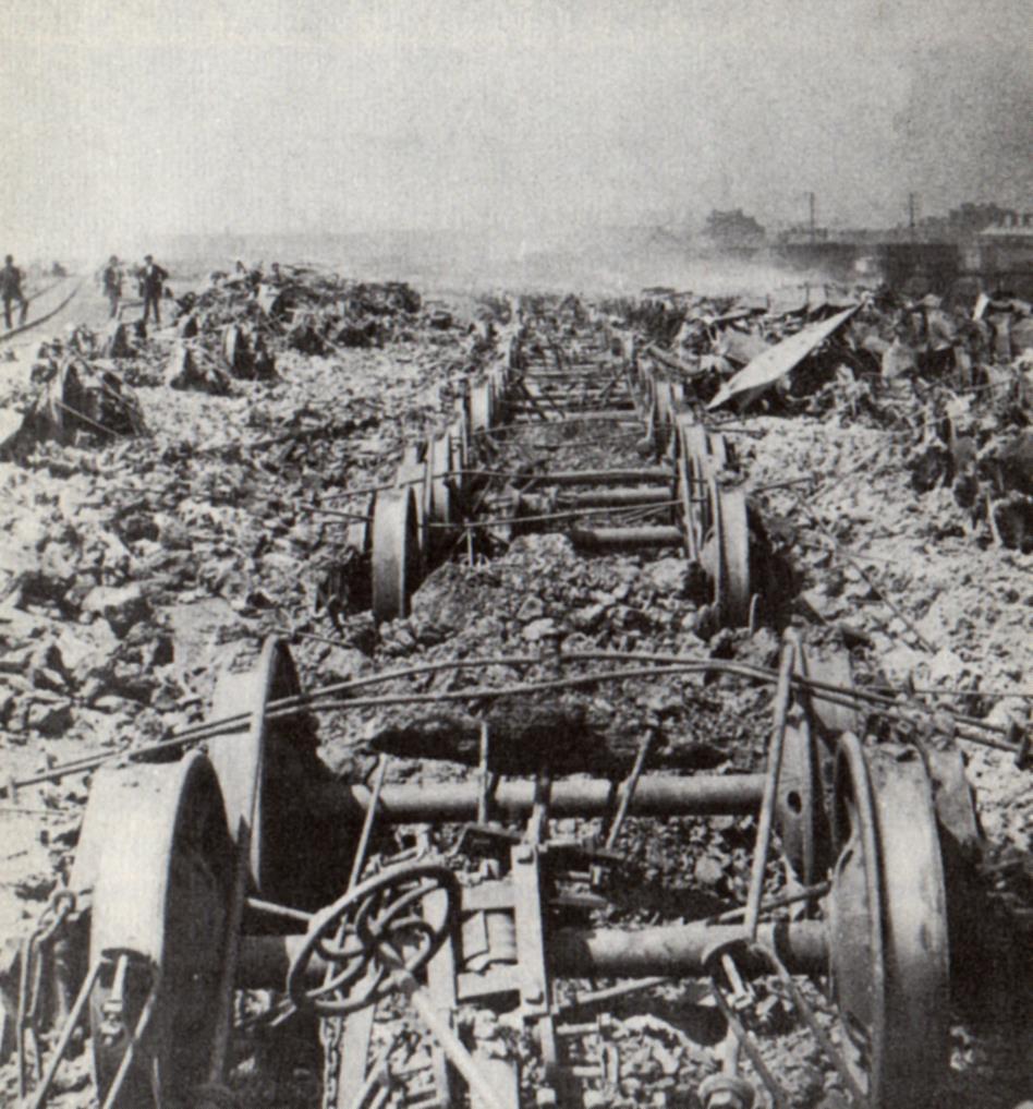 Great Railway Strike of 1877 80,000 railroad workers went on strike to protest pay cuts Angry strikers damaged equipment, ripped up tracks, and blocked other