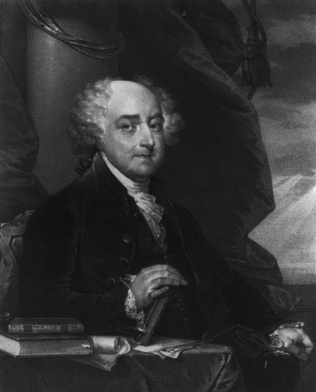 John Adams Stubborn; independent Federalist at odds w/ Hamilton America: