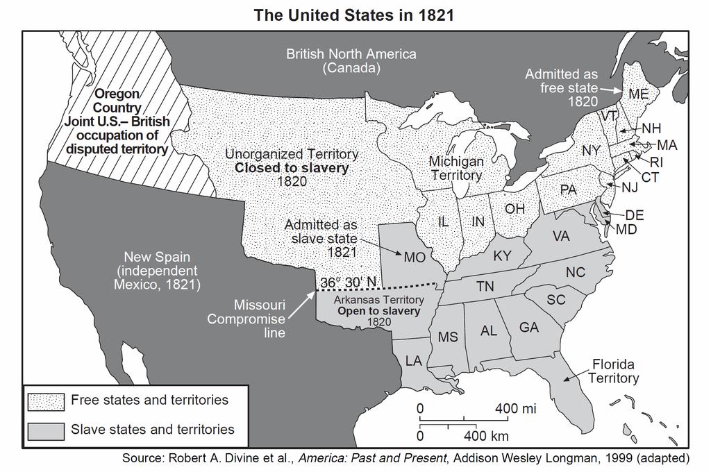 30. Base your answer to the following question on the map below and on your knowledge of social studies.