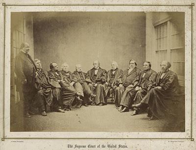 IV. US Supreme Court (IV) This is the first group photograph taken of the