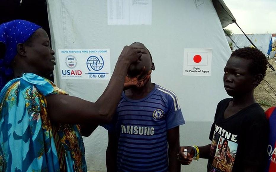 IOM/Bannon 2015 the Malakal PoC. On average, IDPs are receiving 11.9 liters of clean, treated water each day.