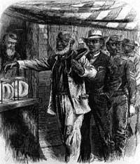 Voting Discrimination -end of Reconstruction Ways Black Americans were kept from