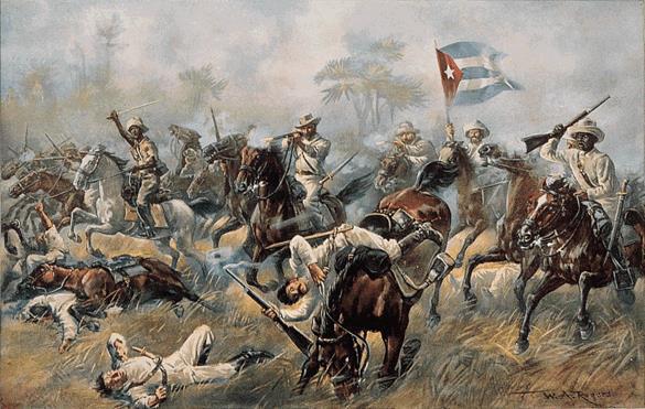 The Spanish-American War Spain ruled Cuba Cuba rebels in 1895