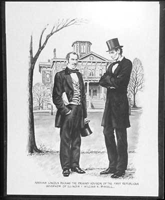 Part 5: A Nation Divides In 1860, Lincoln was chosen to run as the Republican candidate for President of the United States against Stephen Douglas.