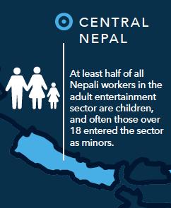 Central Nepal Hotspot Overview Program goal and objectives: Goal: To reduce the prevalence of minors at risk and in situations of commercial sexual exploitation in central Nepal. Objectives: 1.