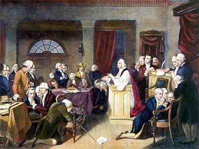 First Continental Congress Leaders from all over the colonies were calling for a meeting to discuss the Intolerable Acts.