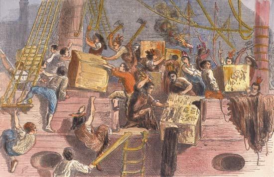 Boston Tea Party and the Tea Act Colonists did not like the Tea Act because it forced the colonists to buy tea from British companies only.