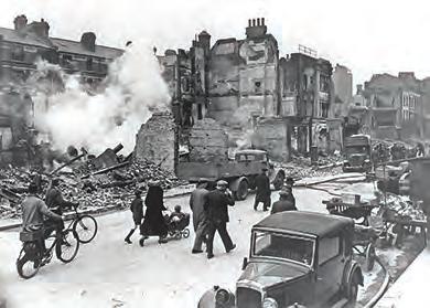 796 Chapter 27 Fighting the Good Fight in World War II, 1941-1945 Figure 27.6 London and other major British cities suffered extensive damaged from the bombing raids of the Battle of Britain.