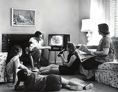 Chapter 28 Post-War Prosperity and Cold War Fears, 1945-1960 845 Figure 28.16 An American family relaxes in front of their television set in 1958.
