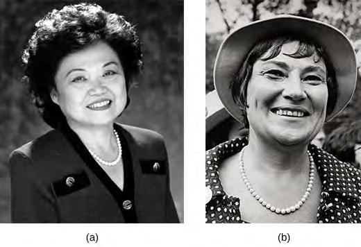 Chapter 30 Political Storms at Home and Abroad, 1968-1980 897 Figure 30.6 Patsy Mink (a), a Japanese American from Hawaii, was the first Asian American woman elected to the House of Representatives.