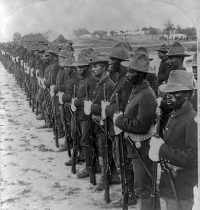 646 Chapter 22 Age of Empire: American Foreign Policy, 1890-1914 DEFINING "AMERICAN" Smoked Yankees : Black Soldiers in the Spanish-American War The most popular image of the Spanish-American War is