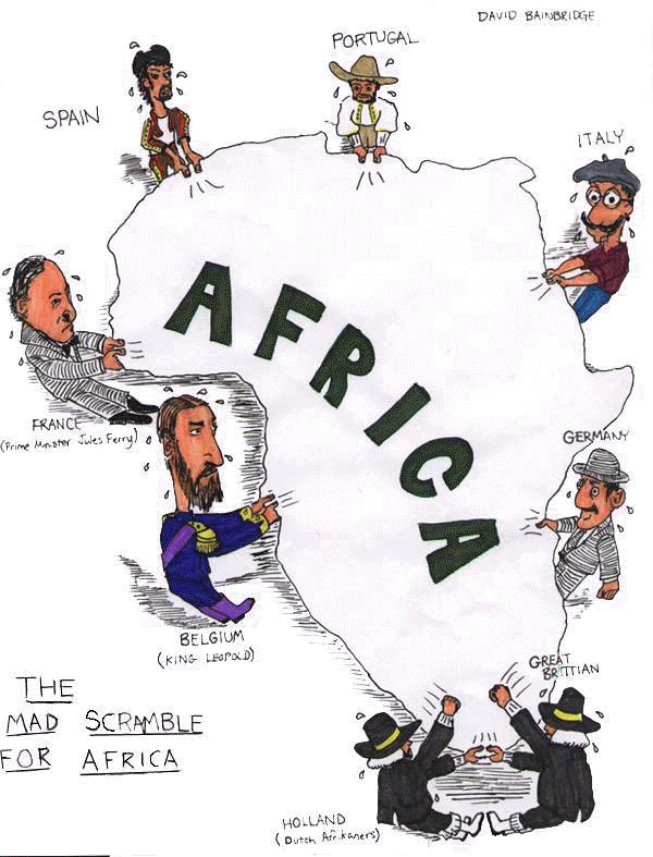 Nations competed to control Africa and Asia in order to secure their own