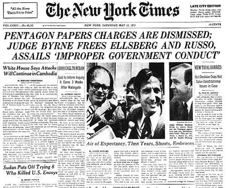 USA REACTS TO NIXON S PRESIDENCY WITH VIETNAM Pentagon Papers = 1971 document that leaked to the press by