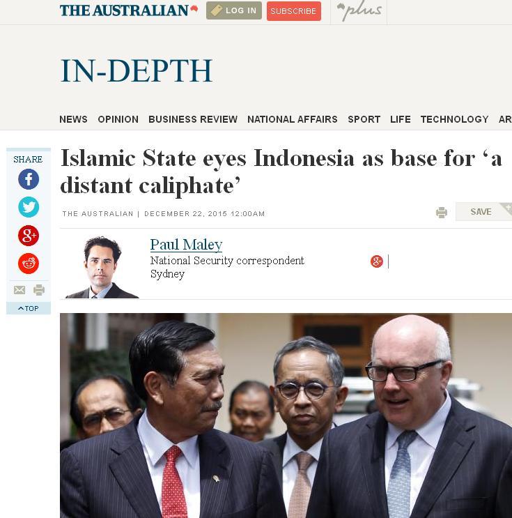 A distant caliphate in Southeast Asia; Competition between extremists in Indonesia and the Philippines to be the centre of the distant caliphate ; Rohan Gunaratna, RSIS, Singapore warned: Shortly,